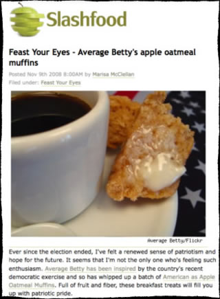 Average Betty in Slashfood