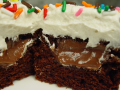 Chocolate Pudding Filled Cupcakes