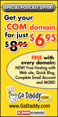 $6.95 .COM domain names at GoDaddy.com!