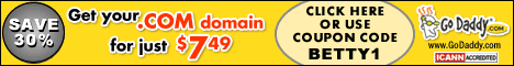 $7.49 .COM domain names at GoDaddy.com!