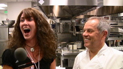 Wolfgang Puck and Sara O'Donnell