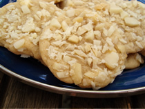 White Choc Mac Nut Cookies