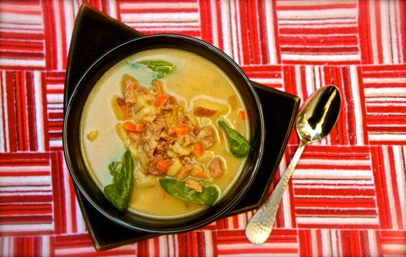 Country Style Ham & Potato Soup Recipe