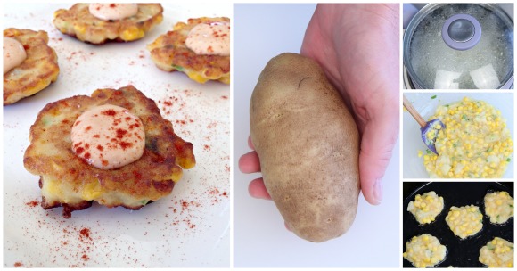 Potato Corn Fritters Recipe