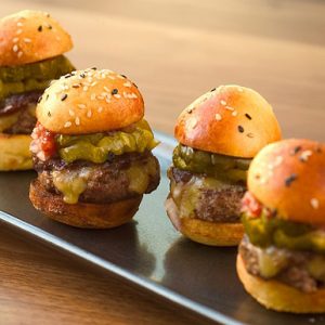 Mini Prime Cheese Burgers with Remoulade Recipe