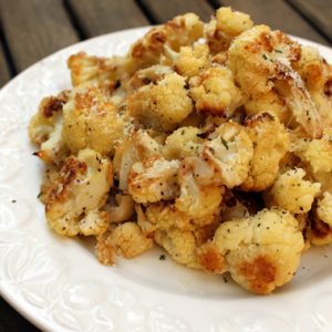 Garlic Roasted Cauliflower Recipe