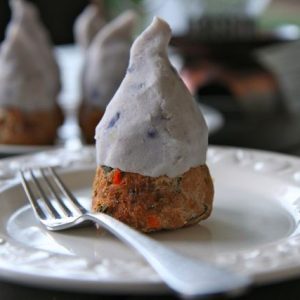Will-O’-the-Wisp Potatoes with Mini Turkey Meatloaf
