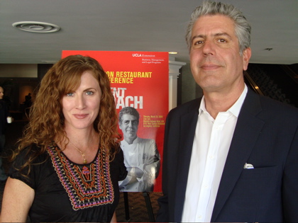 Anthony Bourdain & Average Betty at the UCLA Extension Restaurant Industry Conference