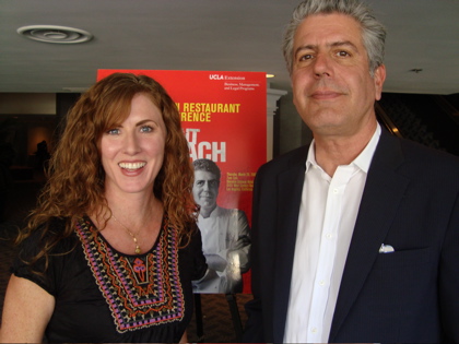Anthony Bourdain and Average Betty at the UCLA Restaurant Industry Convention