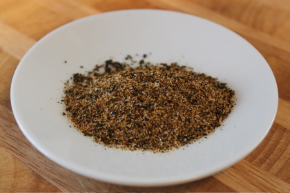 Chai Tea Rub and Dressing