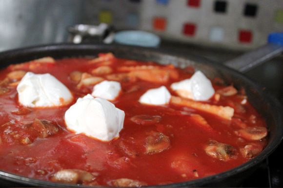 Ravioli with Creamy Tomato Sauce