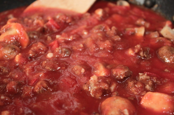 Ravioli with Creamy Tomato Sauce