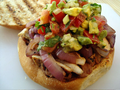 Grilled Chicken Torta