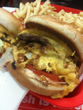 Double-Double with Grilled Onions