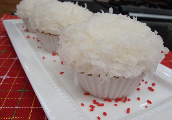 Snowball Cupcakes at Unilever Test Kitchen