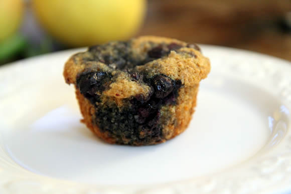 Huckleberry's Blueberry Bran Muffins