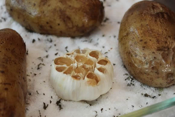 Salt Baked Potatoes Recipe