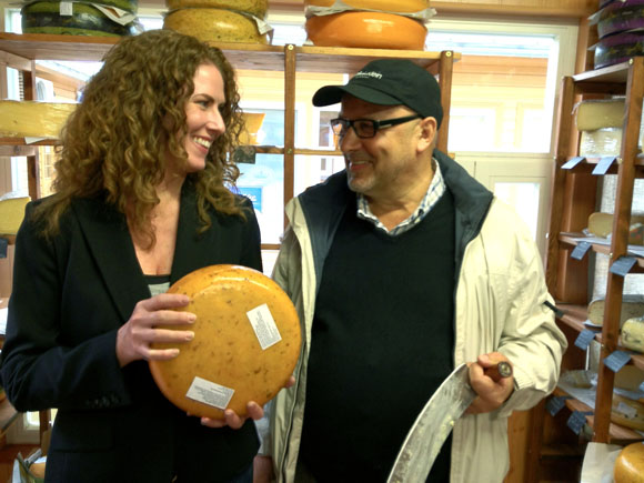 Sara O'Donnell and Chef Dimitri Demjanov