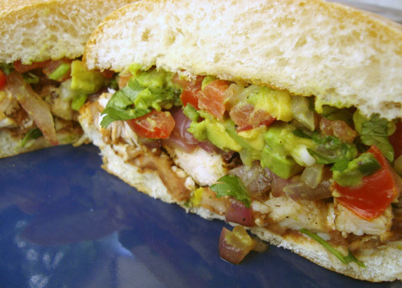 Grilled Chicken Torta