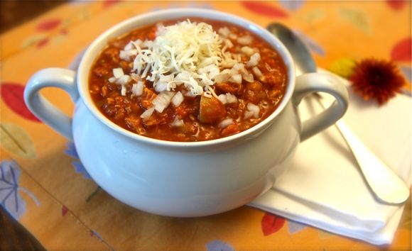 Turkey Chili with Lentils Recipe