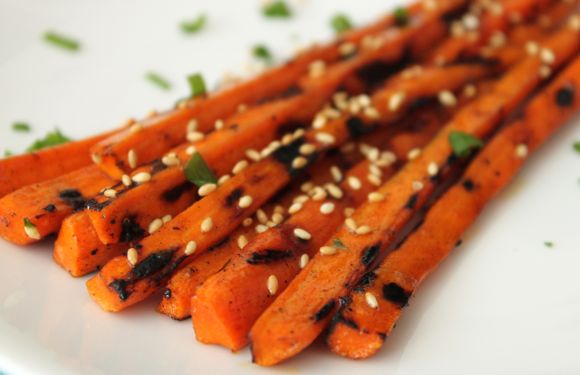Sesame Ginger Grilled Carrots Recipe