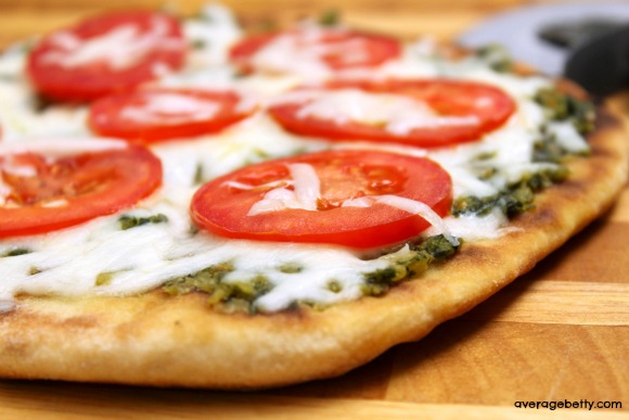 Green Pesto Pizza Recipe