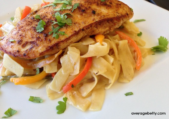 #FDKnorrDinner Giveaway - Spicy Chicken Alfredo