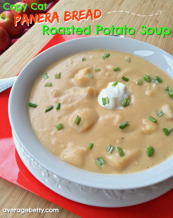 Copy Cat Panera Bread Roasted Potato Soup Recipe f/ Idaho Potatoes