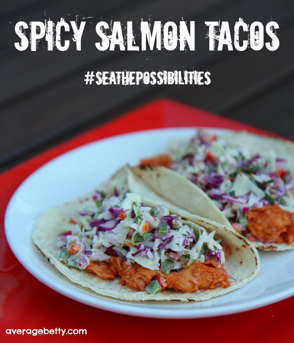 Quick and Easy Spicy Salmon Tacos Recipe f/ Chicken of the Sea Pink Salmon