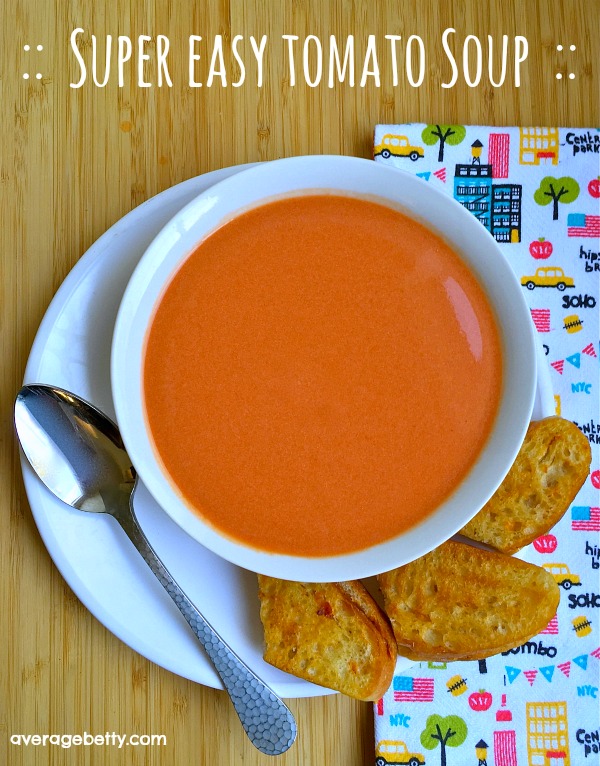 Super Easy Tomato Soup Recipe