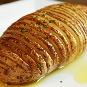 Idaho Hasselback Potatoes - AverageBetty.com