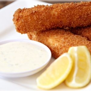 Dr. Who Fish Fingers and TARDIS Sauce - averagebetty.com