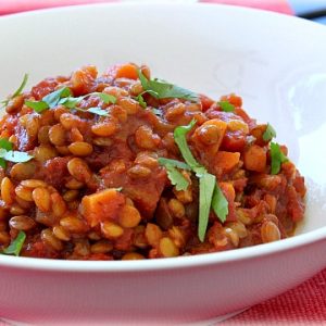 Tomato Lentils - averagebetty.com