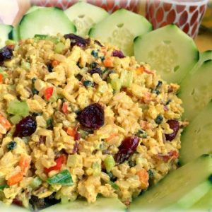 Curry Chicken and Rice Salad - AverageBetty.com