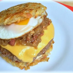 Hash Brown Burger - AverageBetty.com