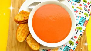 Super Easy Tomato Soup Recipe Video - AverageBetty.com