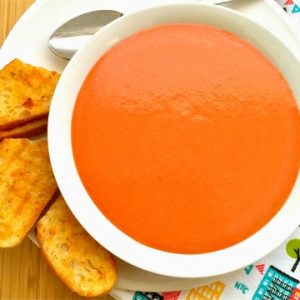 Super Easy Tomato Soup Recipe Video - AverageBetty.com
