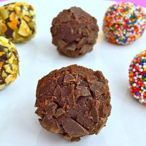 Super Easy Vegan Truffles - AverageBetty.com